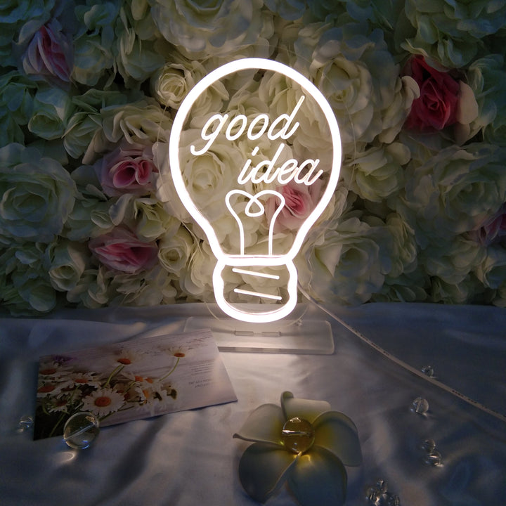 "Lampa Good Idea" Skrivbords LED Neonskylt