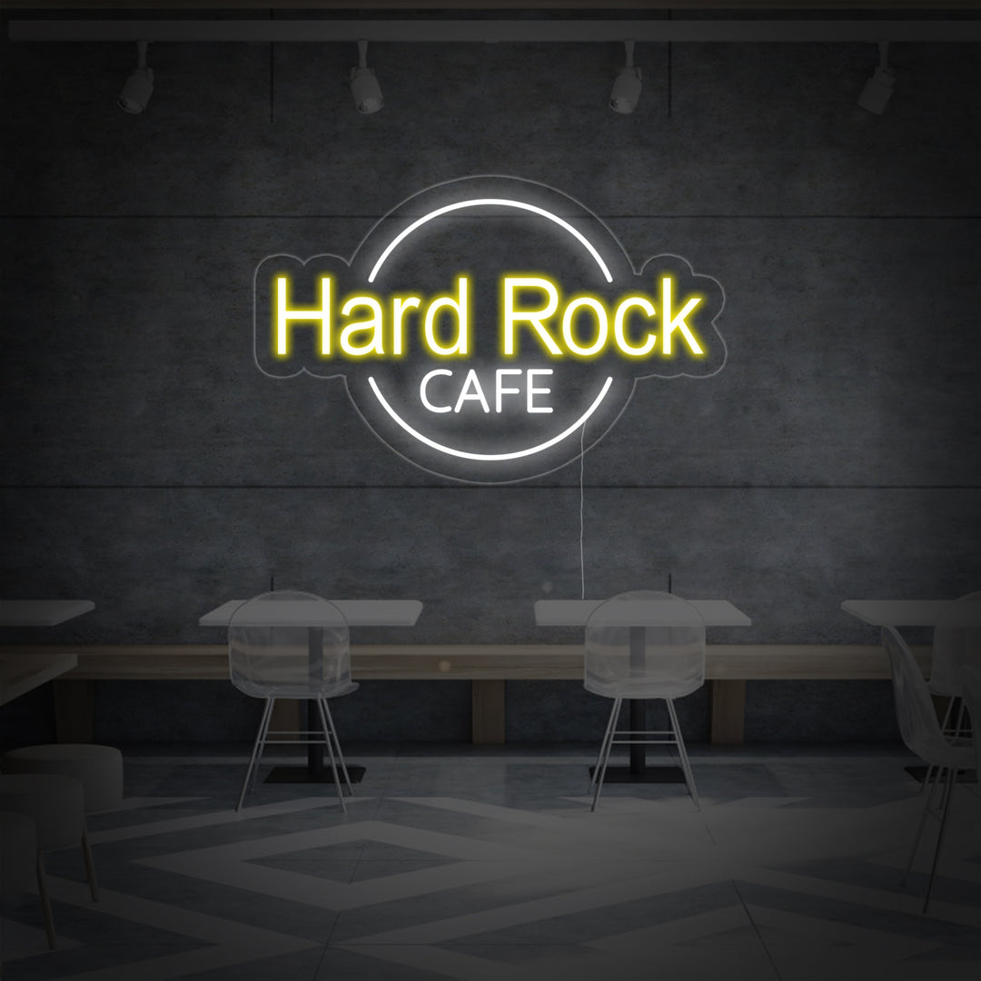 "Hard Rock Cafe" Neonskylt