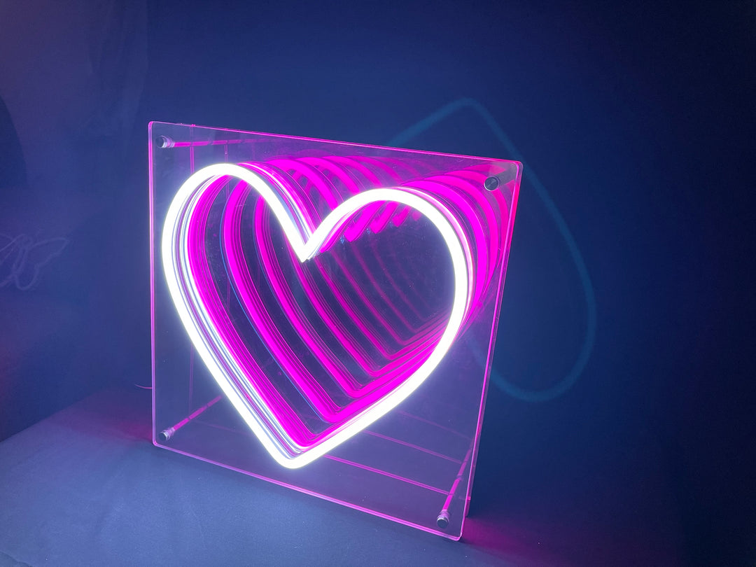 "Hearts LED Infinity" Neonskylt