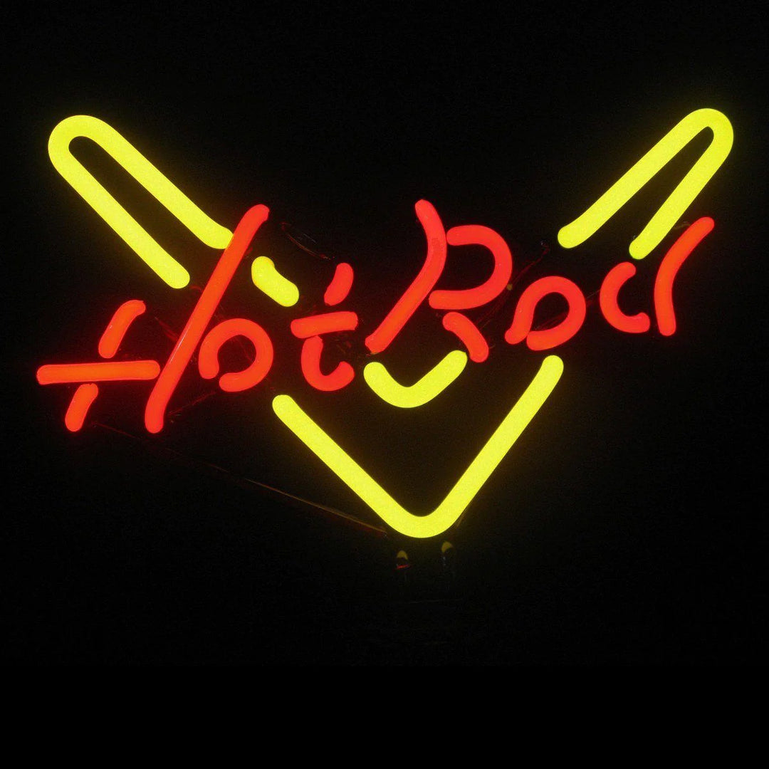 "Hot Rod Bord Neonskylt, Glas Neonskylt" Neonskylt