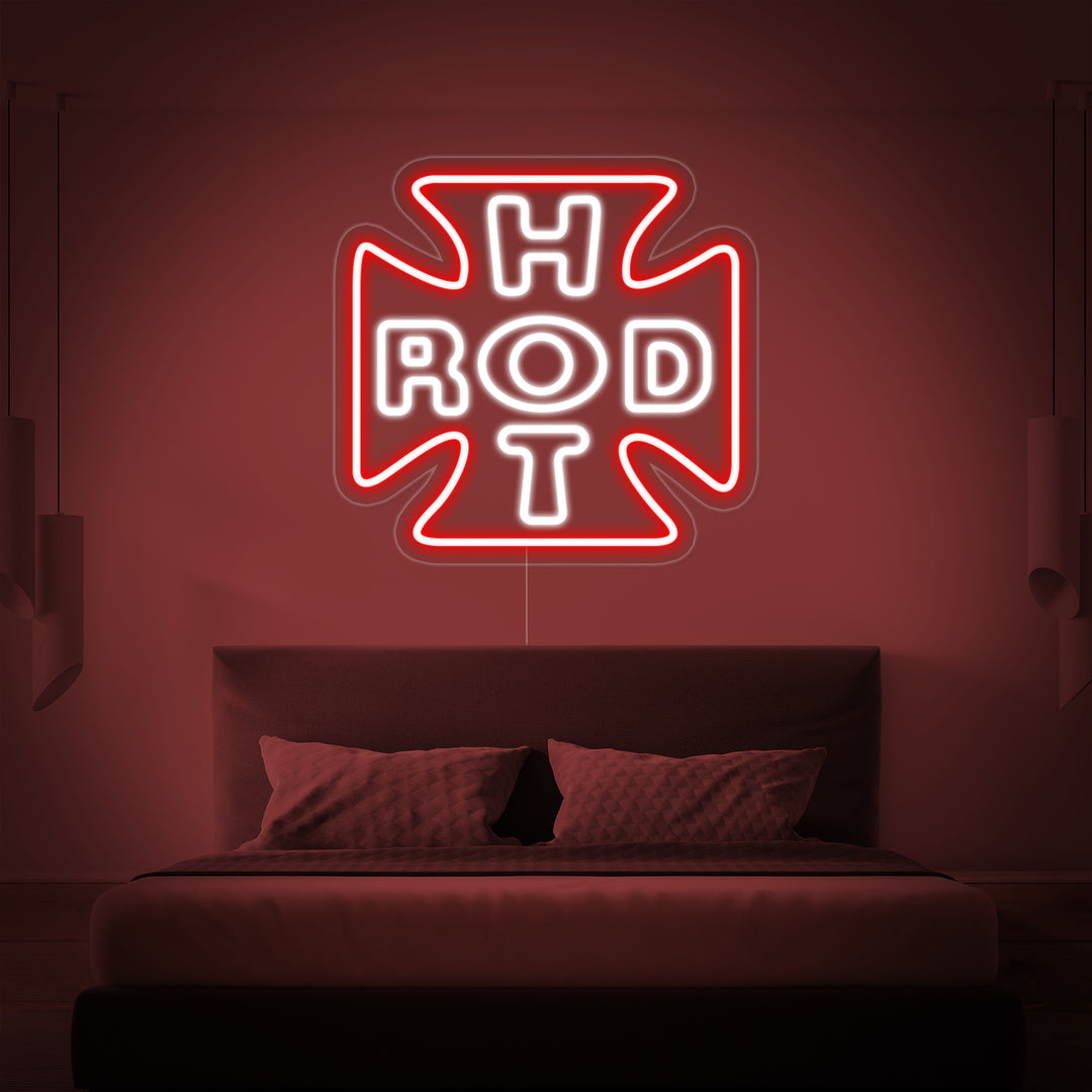 "Hot Rod" Neonskylt