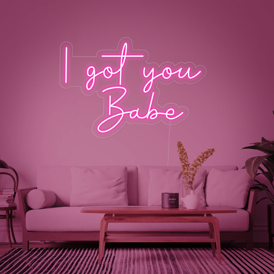 "I Got You Babe" Neonskylt