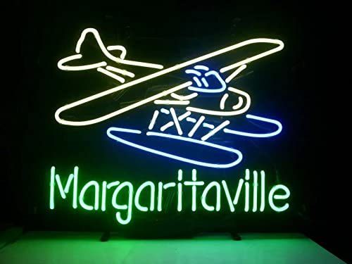 "Jimmy Buffett Margaritaville Airplane Beer" Neonskylt