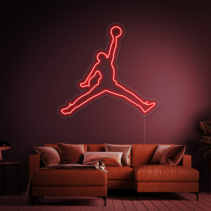 "Air Jordan Jumpman" Neonskylt