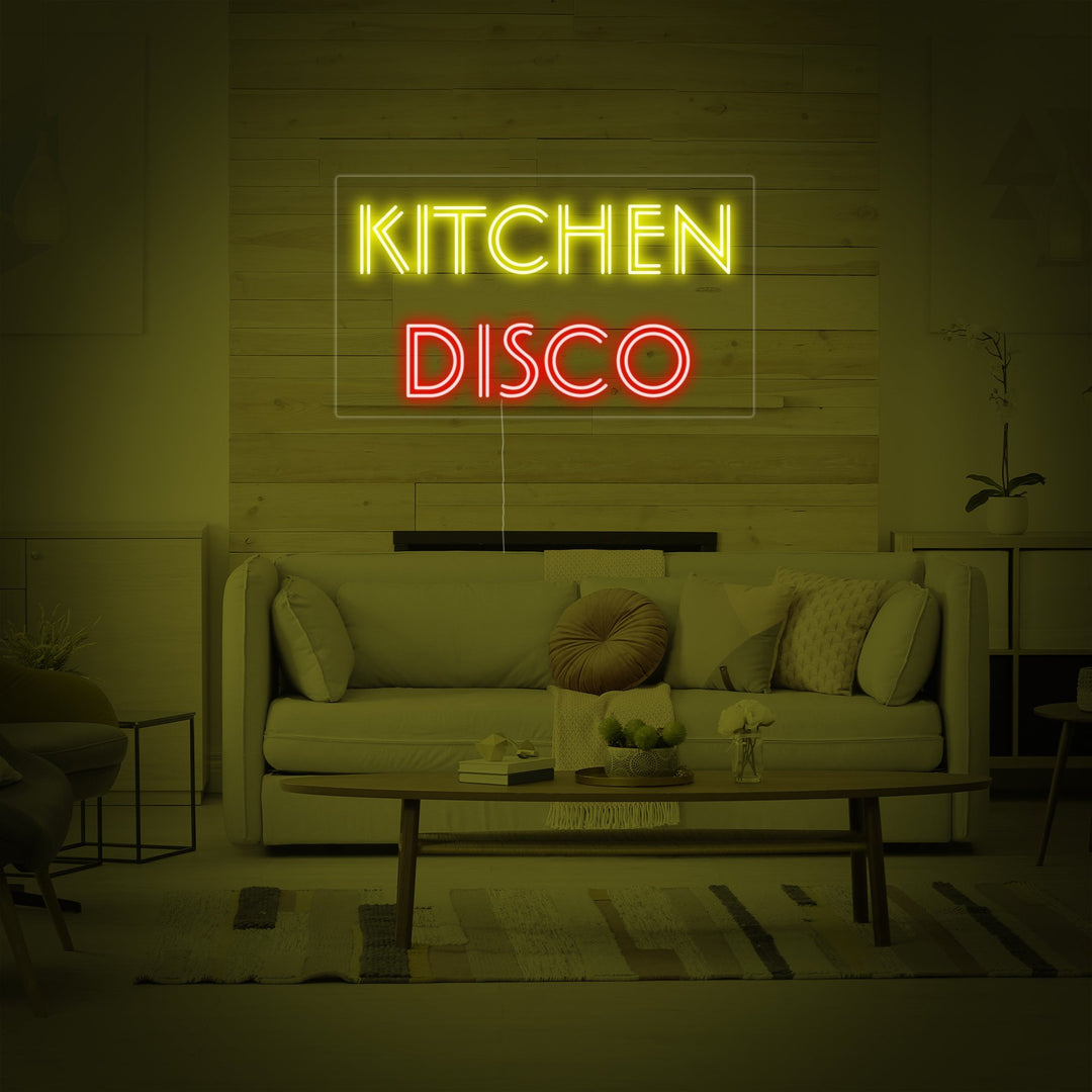 "Kitchen DISCO" Neonskylt