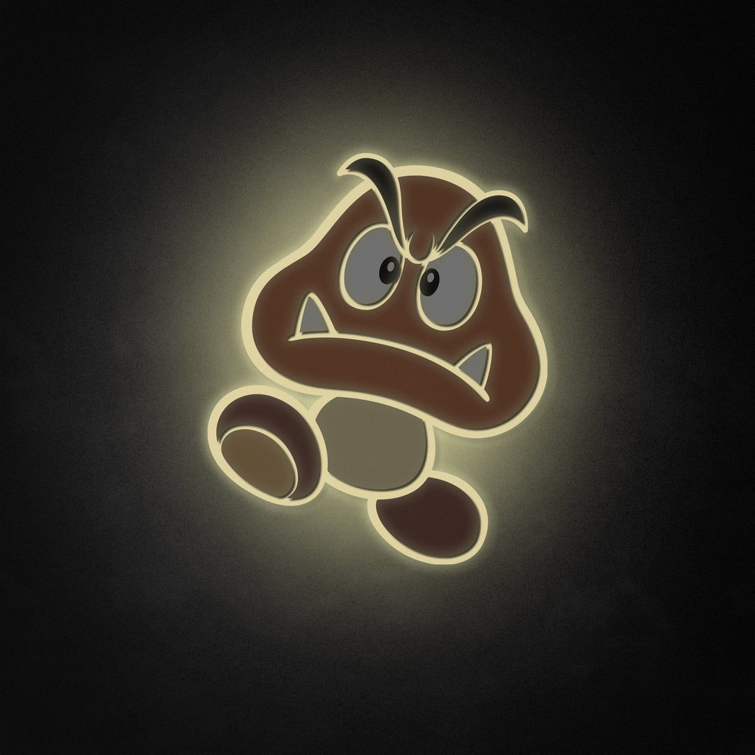 "Mario Goomba" Neon Like