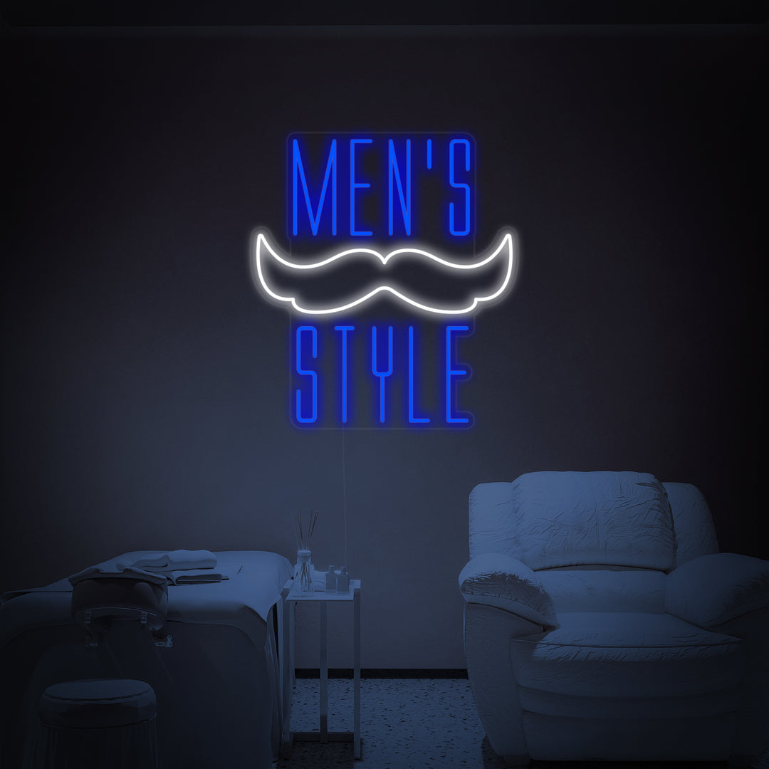 "Mens Style" Neonskylt