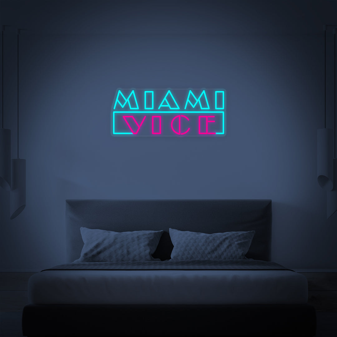 "Miami Tv-Serie" Neonskylt