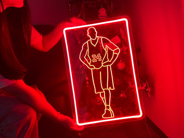 "Sport- Och Fitnessgym" Miniatyr Neon Skylt