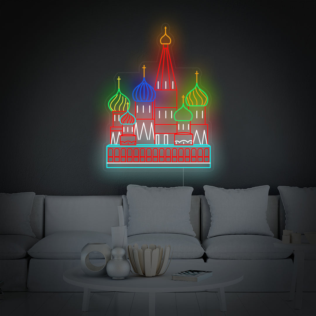 "Moscow Kremlin" Neonskylt