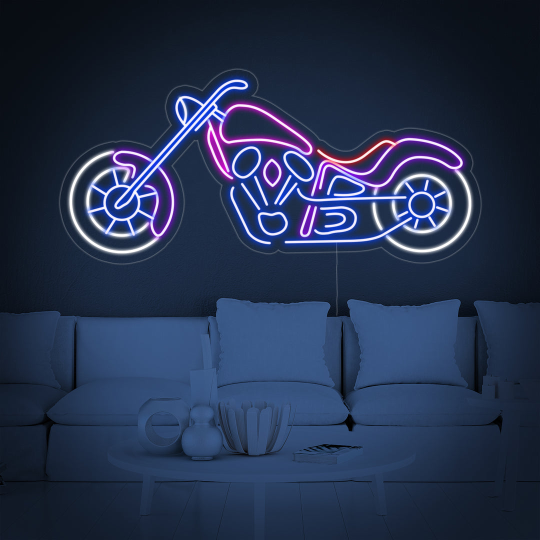 "Motorcykel" Neonskylt