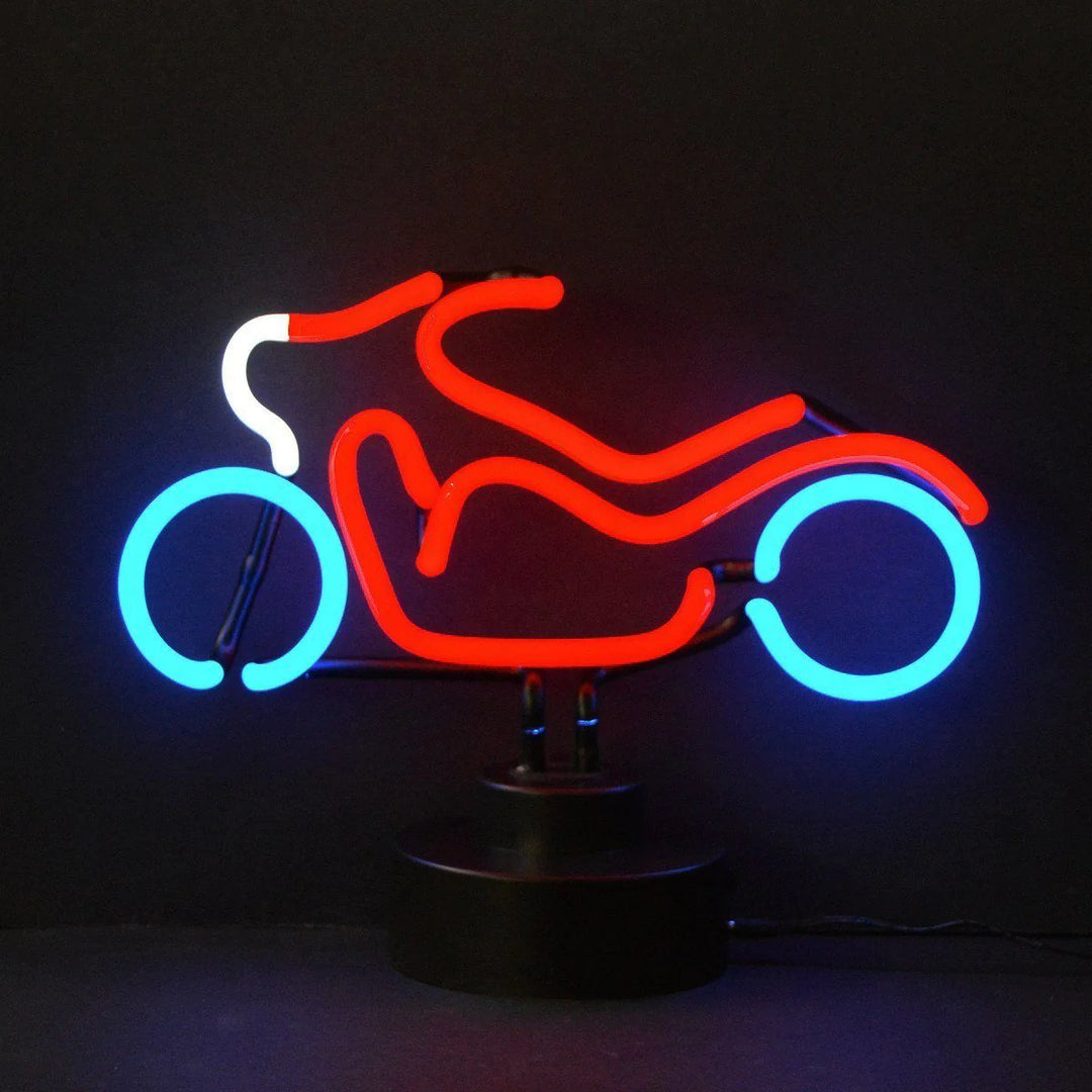 "Motorcykel Bord Neonskylt, Glas Neonskylt" Neonskylt