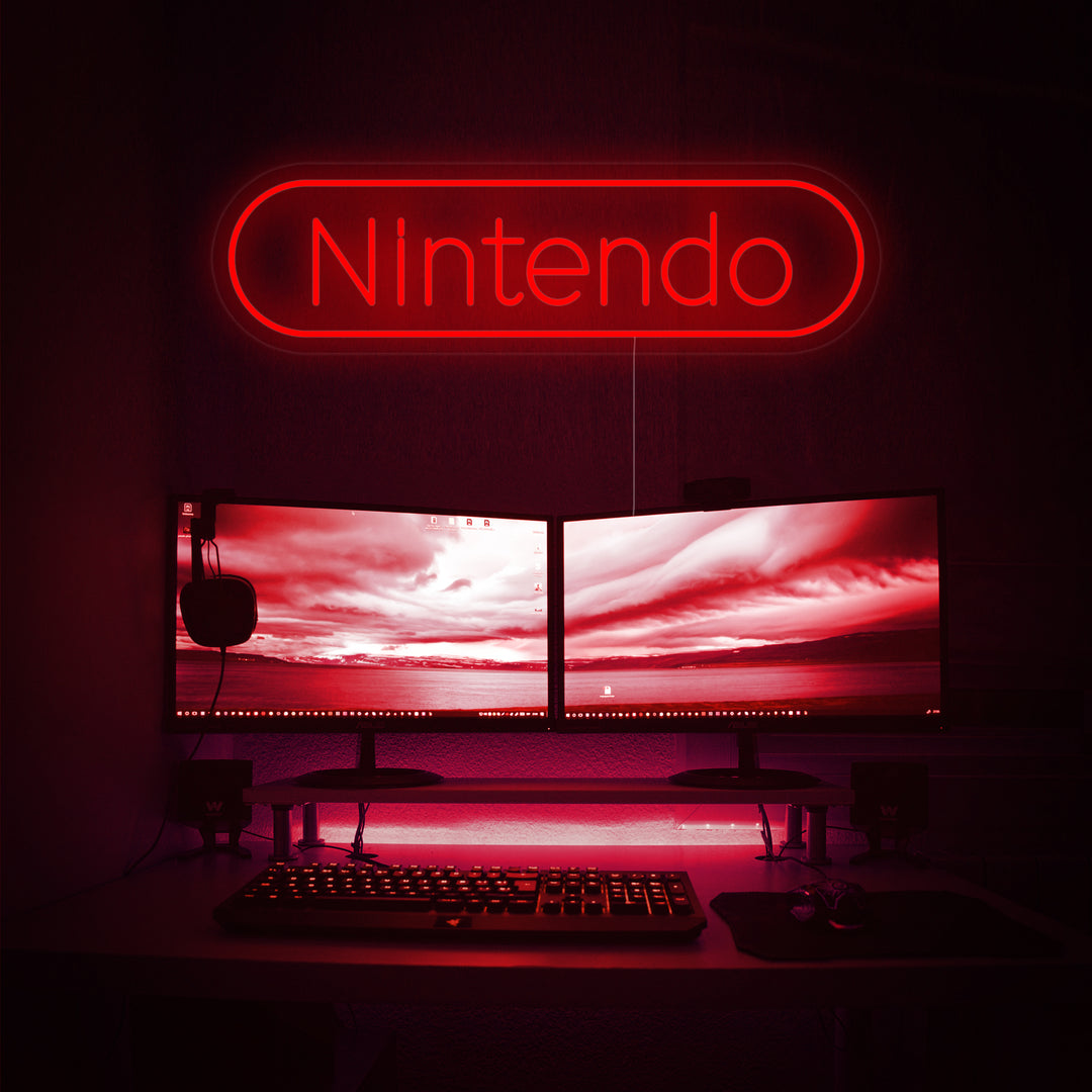 "NTD Spelrum Dekoration" Neonskylt