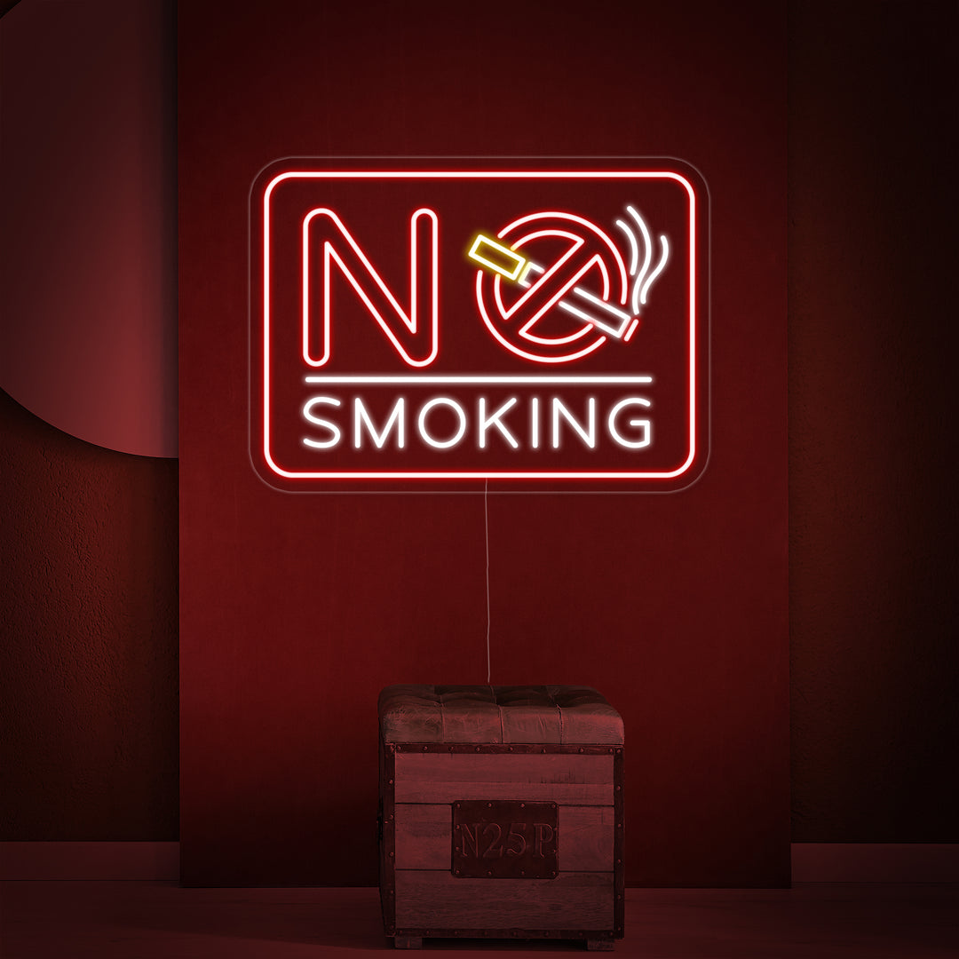 "No Smoking" Neonskylt