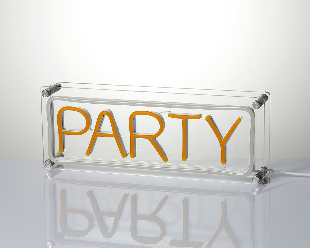 "Party" Skrivbords LED Neonskylt