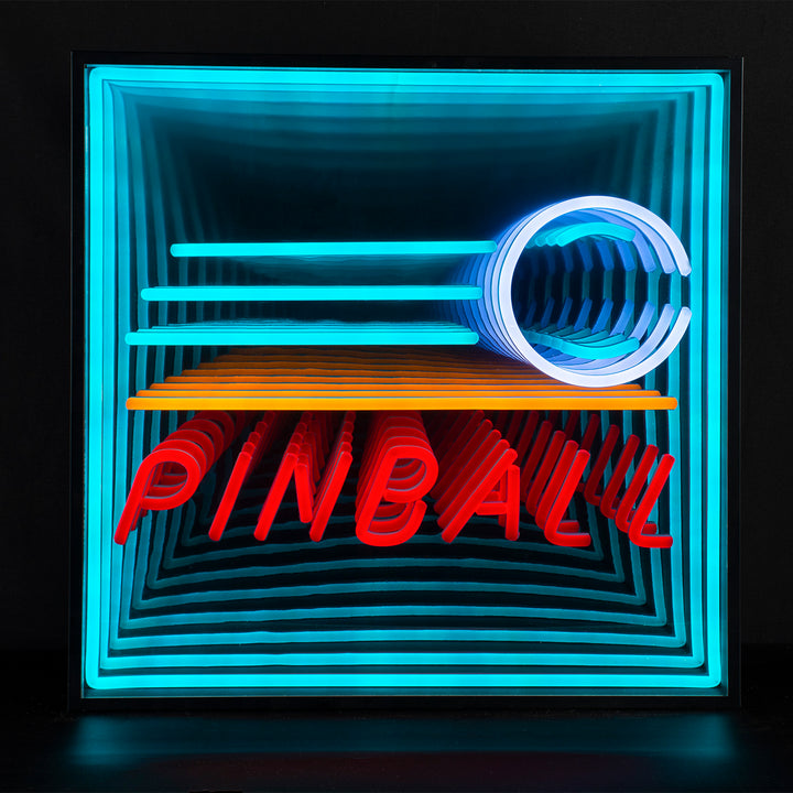 "Pinball" 3D Infinity LED Neonskylt