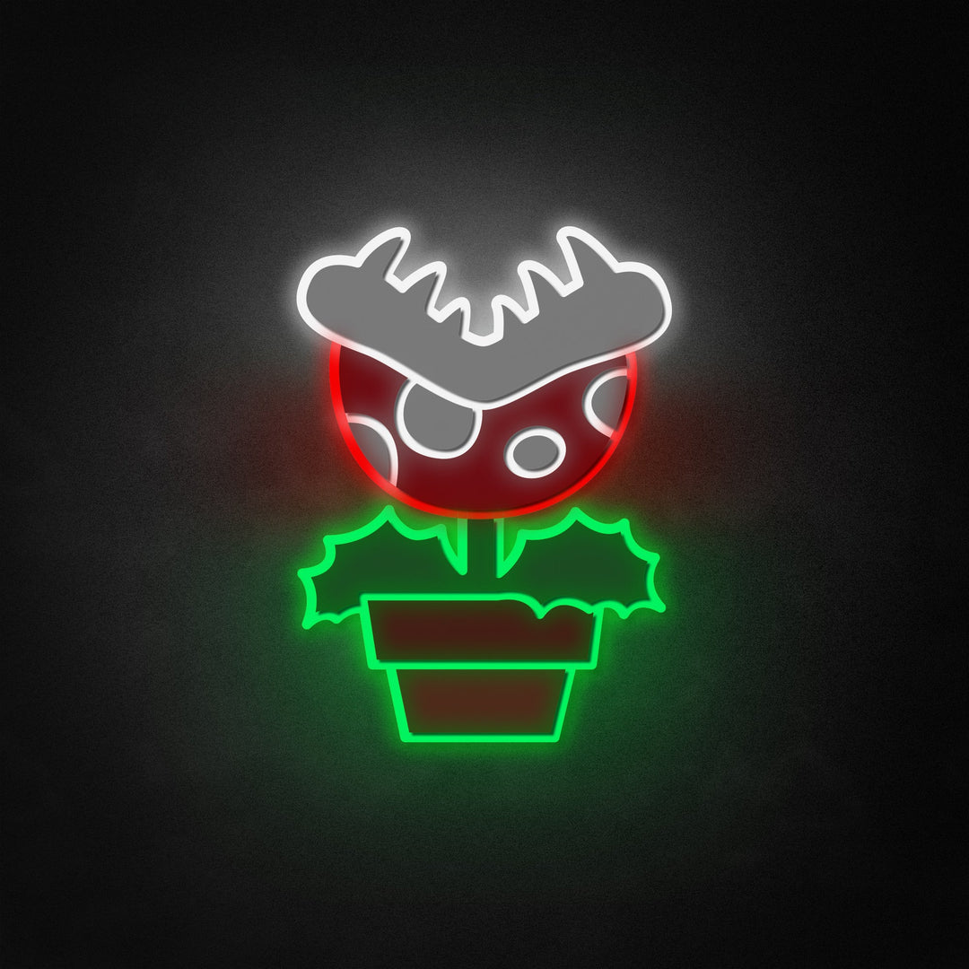 "Piranha Plant" Neon Like