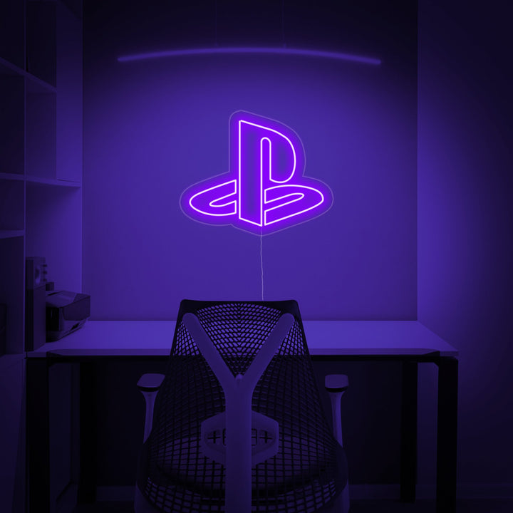 "Play Logotyp" Neonskylt