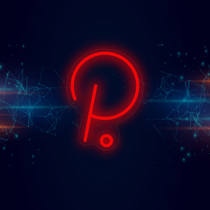 "Polkadot-Logotyp" Neonskylt