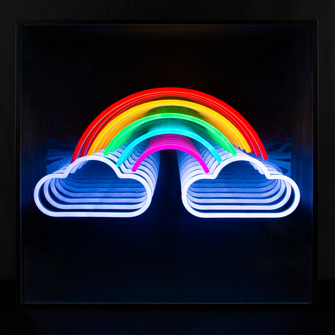 "Rainbow" 3D Infinity LED Neonskylt