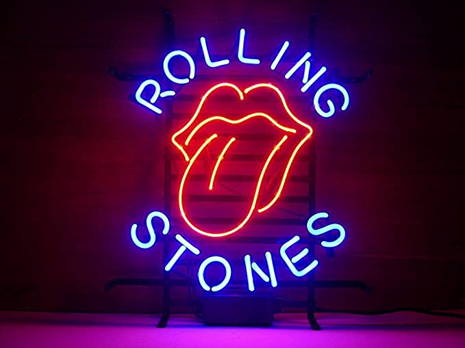 "Rolling Stones" Neonskylt