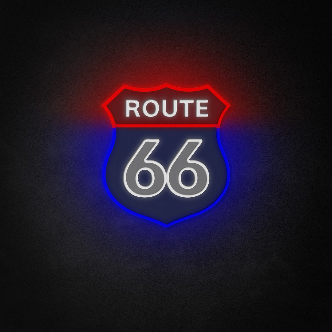 "Route 66" Neon Like