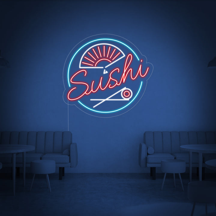 "Sushi" Neonskylt