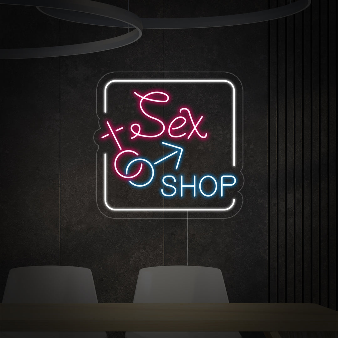 "Sex Shop" Neonskylt