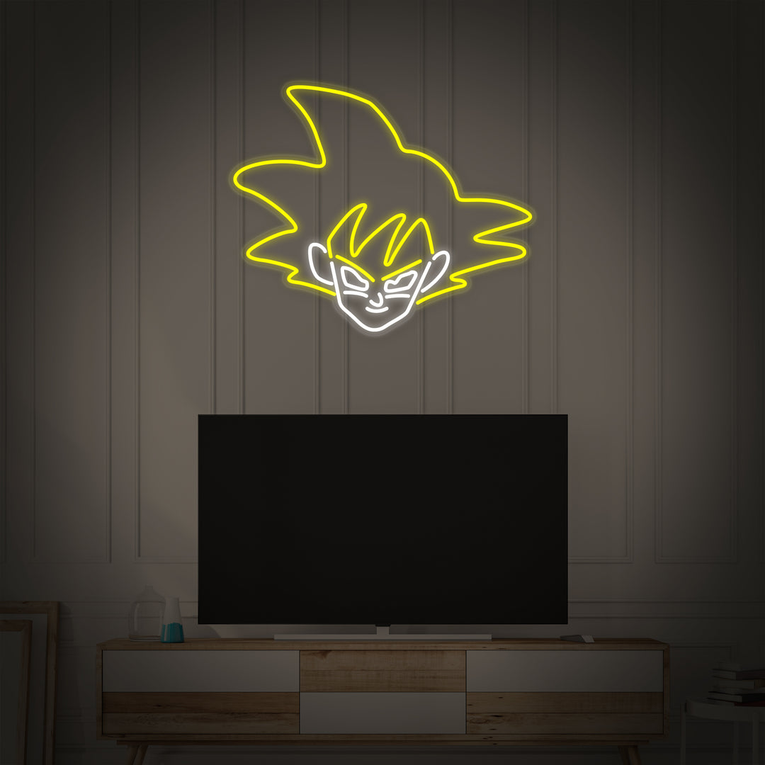 "Son Goku Anime" Neonskylt