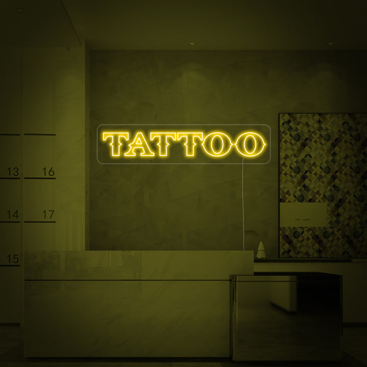 "Tattoo" Neonskylt