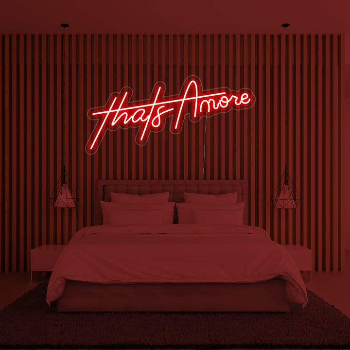 "Thats Amore" Neonskylt