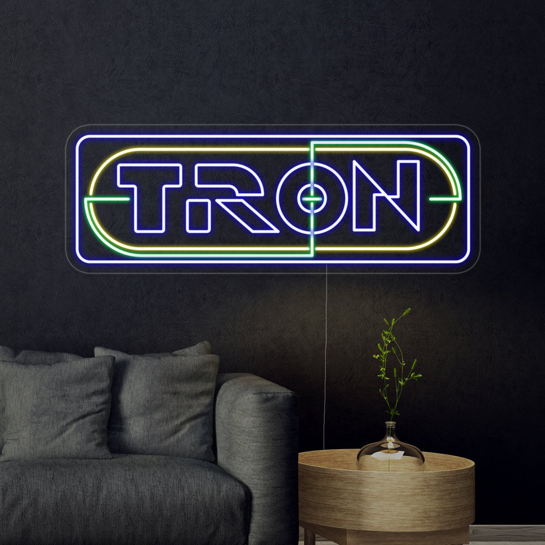 "Tron" Neonskylt