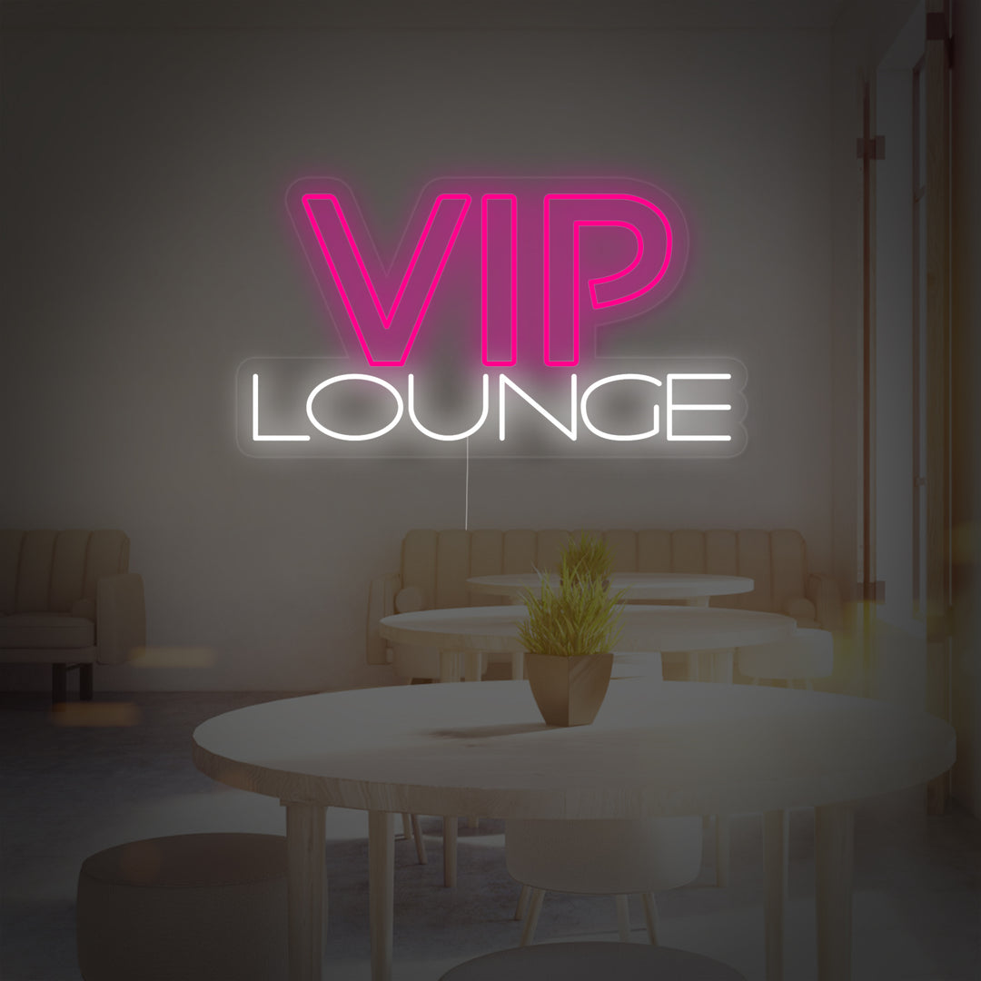 "Vip Lounge" Neonskylt