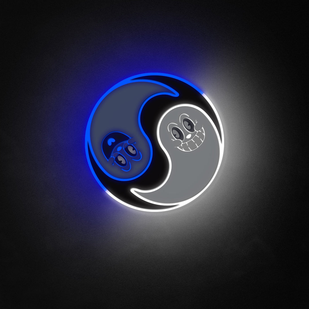 "Yinyang spöken" Neon Like