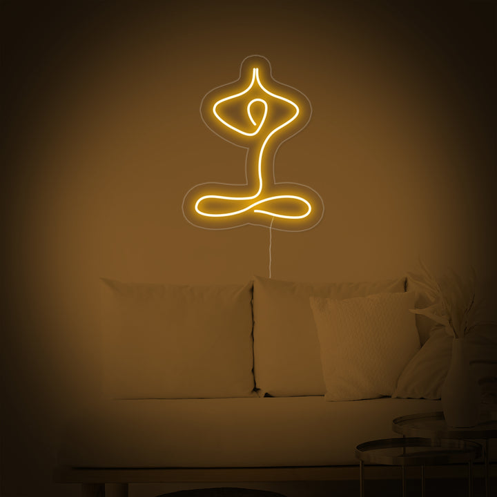 "Yoga" Neonskylt