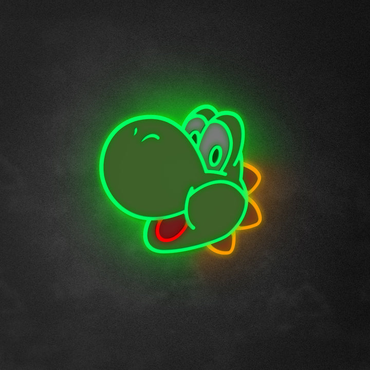 "Yoshi tecken" Neon Like