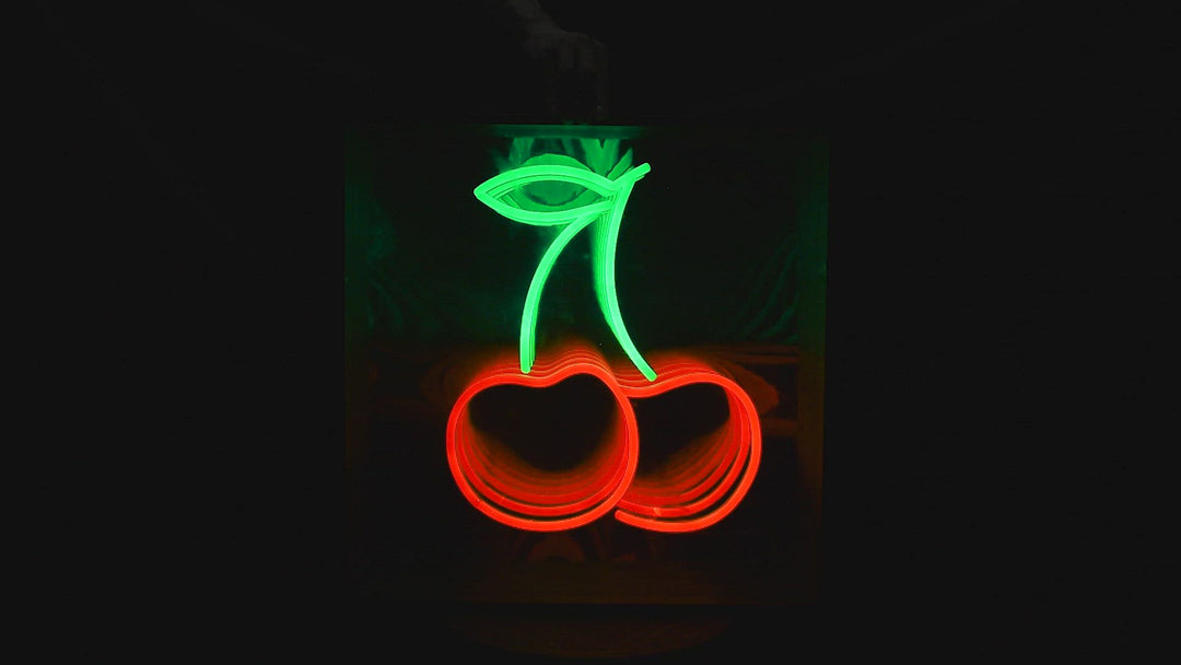 "Cherry" 3D Infinity LED Neonskylt
