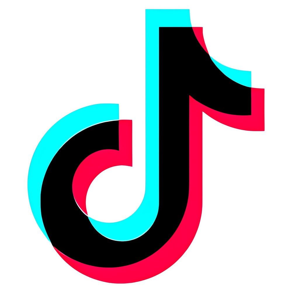 TikTok logo reference for a custom neonskylt